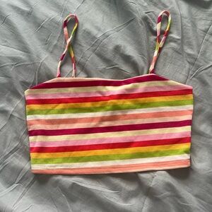 ｡･ﾟﾟ･　MULTICOLORED CROP TOP　･ﾟﾟ･｡